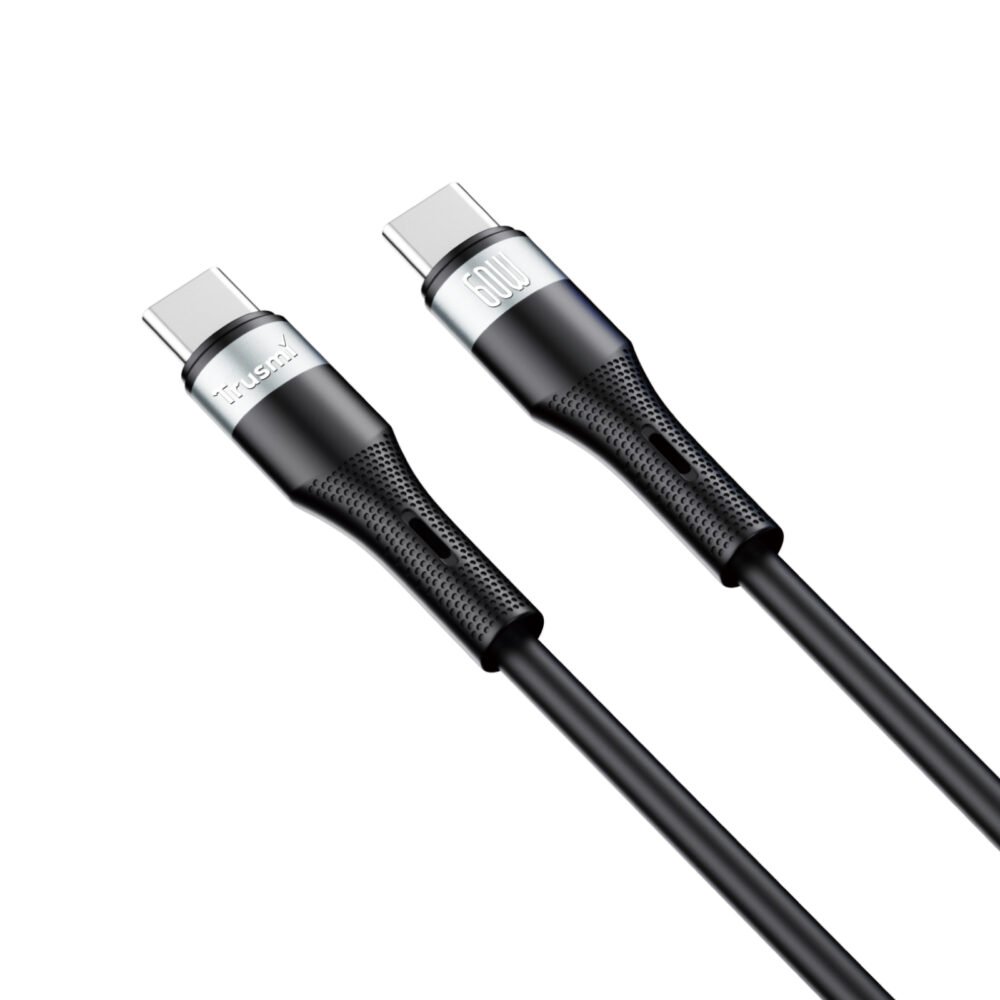 Trusmi 60W USB-C - C Siliconen Kabel